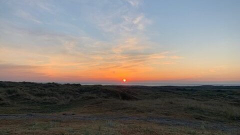 The most beautiful sunset in the Netherlands